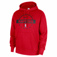 Toronto Raptors 2025/26 Authentic Practice Club Pullover Hoodie Red - NBA