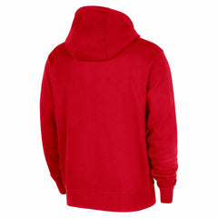 Toronto Raptors 2025/26 Authentic Practice Club Pullover Hoodie Red - NBA