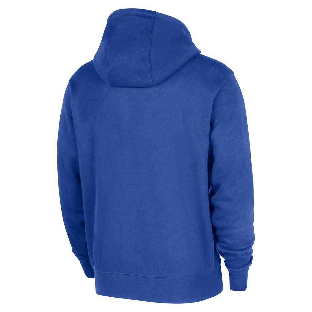 Dallas Mavericks 2025/26 Authentic Practice Club Pullover Hoodie Blue - NBA