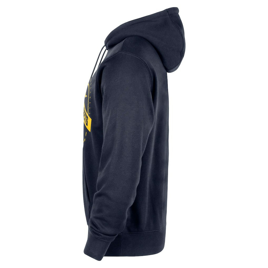 Denver Nuggets 2025/26 Authentic Practice Club Pullover Hoodie Navy - NBA