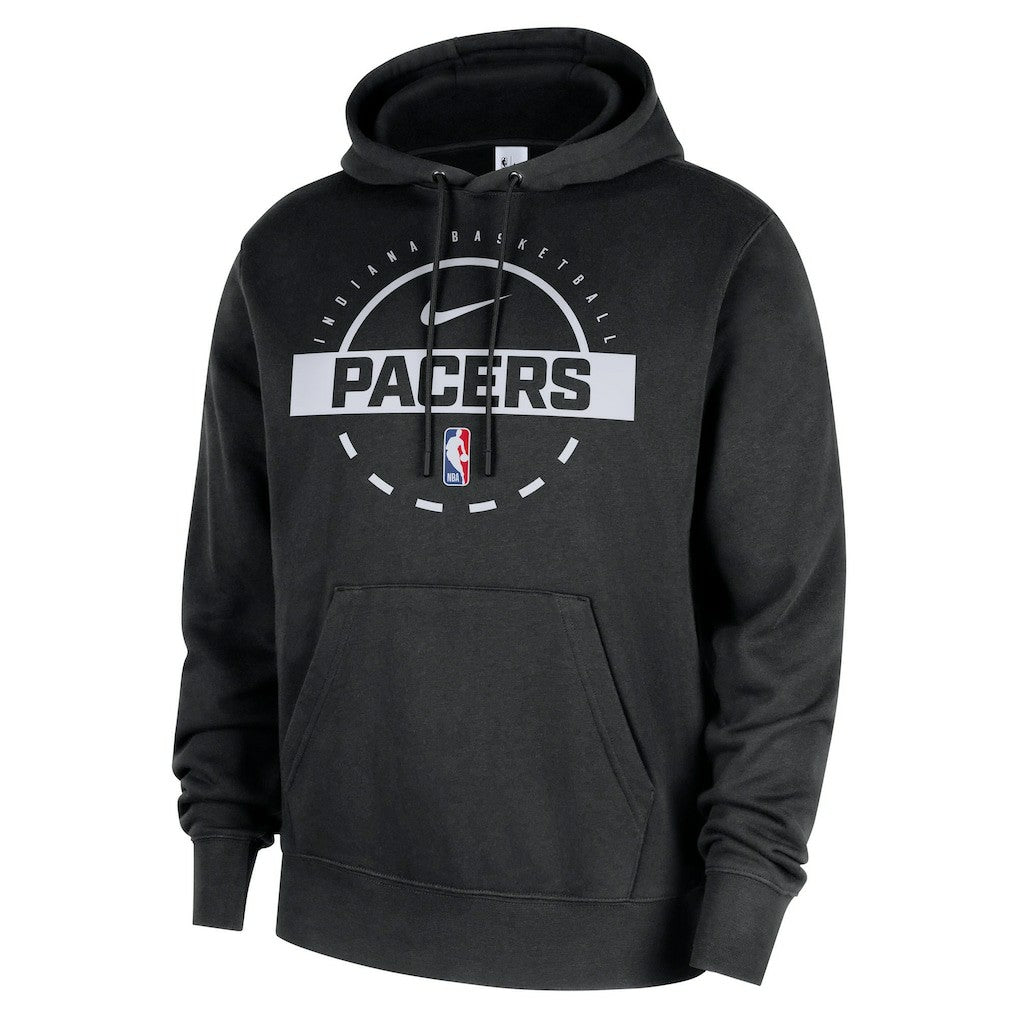 Indiana Pacers 2025/26 Authentic Practice Club Pullover Hoodie Black - NBA