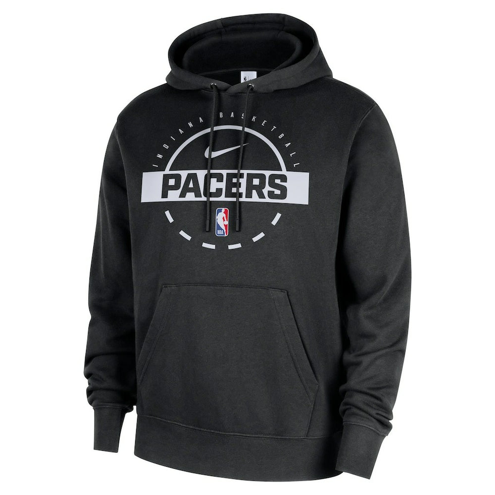 Indiana Pacers 2025/26 Authentic Practice Club Pullover Hoodie Black - NBA