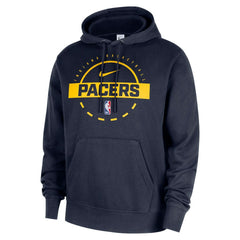 Indiana Pacers 2025/26 Authentic Practice Club Pullover Hoodie Navy - NBA