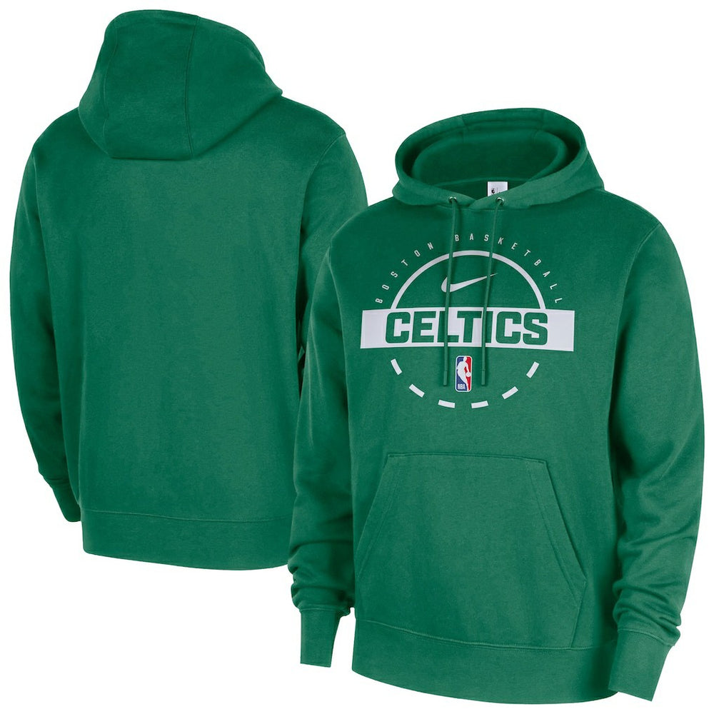 Boston Celtics 2025/26 Authentic Practice Club Pullover Hoodie Kelly Green - NBA