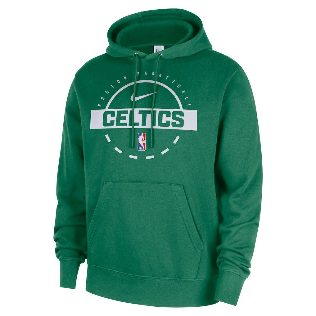 Boston Celtics 2025/26 Authentic Practice Club Pullover Hoodie Kelly Green - NBA