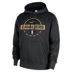 Cleveland Cavaliers 2025/26 Authentic Practice Club Pullover Hoodie Black - NBA