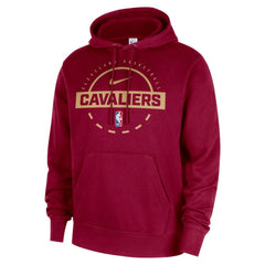 Cleveland Cavaliers 2025/26 Authentic Practice Club Pullover Hoodie Wine - NBA