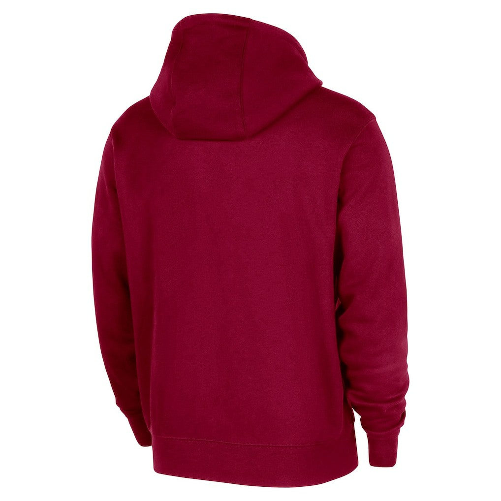 Cleveland Cavaliers 2025/26 Authentic Practice Club Pullover Hoodie Wine - NBA