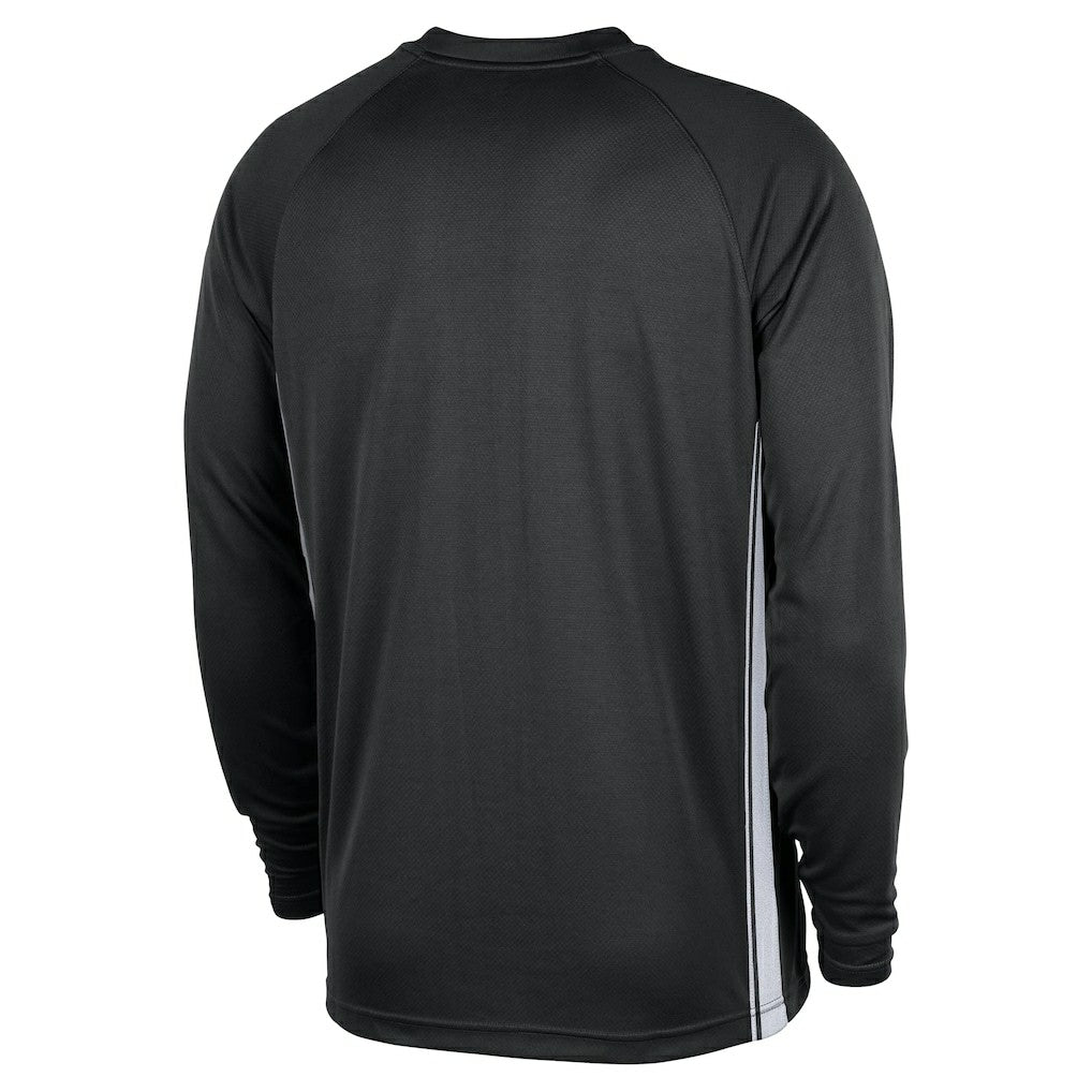 Brooklyn Nets 2025/26 Authentic Pre-Game Legend Dri-FIT Long Sleeve Shooting Shirt Black - NBA