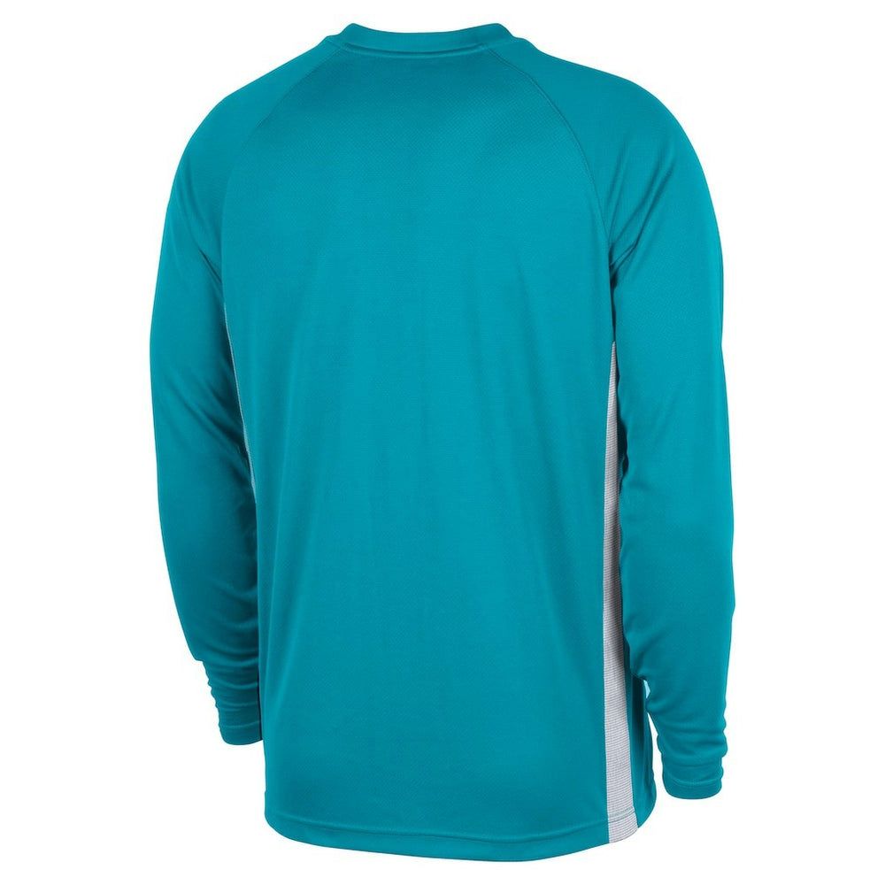 Charlotte Hornets Jordan Brand 2025/26 Authentic Pre-Game Legend Dri-FIT Long Sleeve Shooting Shirt Teal - NBA