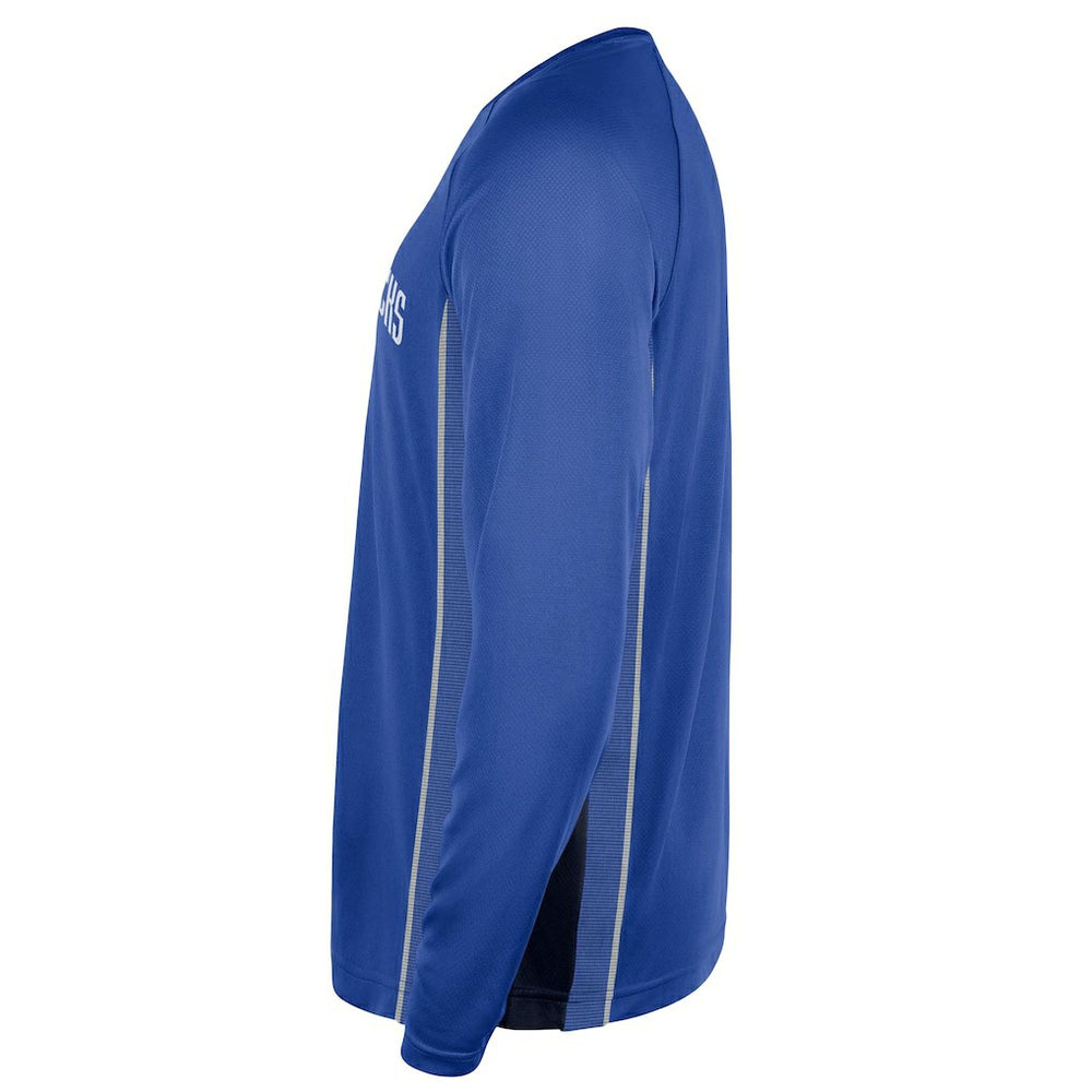 Dallas Mavericks 2025/26 Authentic Pre-Game Legend Dri-FIT Long Sleeve Shooting Shirt Blue - NBA