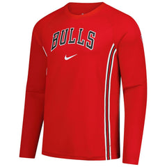 Chicago Bulls 2025/26 Authentic Pre-Game Legend Dri-FIT Long Sleeve Shooting Shirt Red - NBA