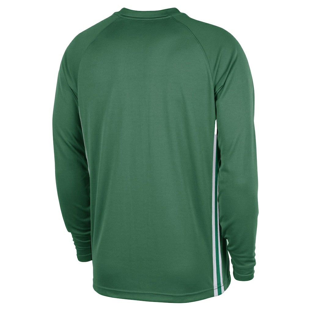 Boston Celtics 2025/26 Authentic Pre-Game Legend Dri-FIT Long Sleeve Shooting Shirt Kelly Green - NBA