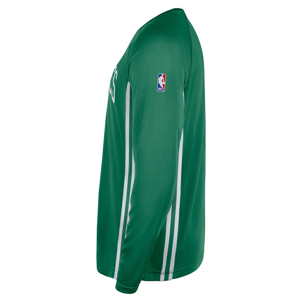 Boston Celtics 2025/26 Authentic Pre-Game Legend Dri-FIT Long Sleeve Shooting Shirt Kelly Green - NBA