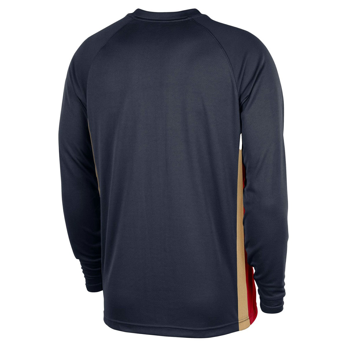 New Orleans Pelicans 2025/26 Authentic Pre-Game Legend Dri-FIT Long Sleeve Shooting Shirt Navy - NBA