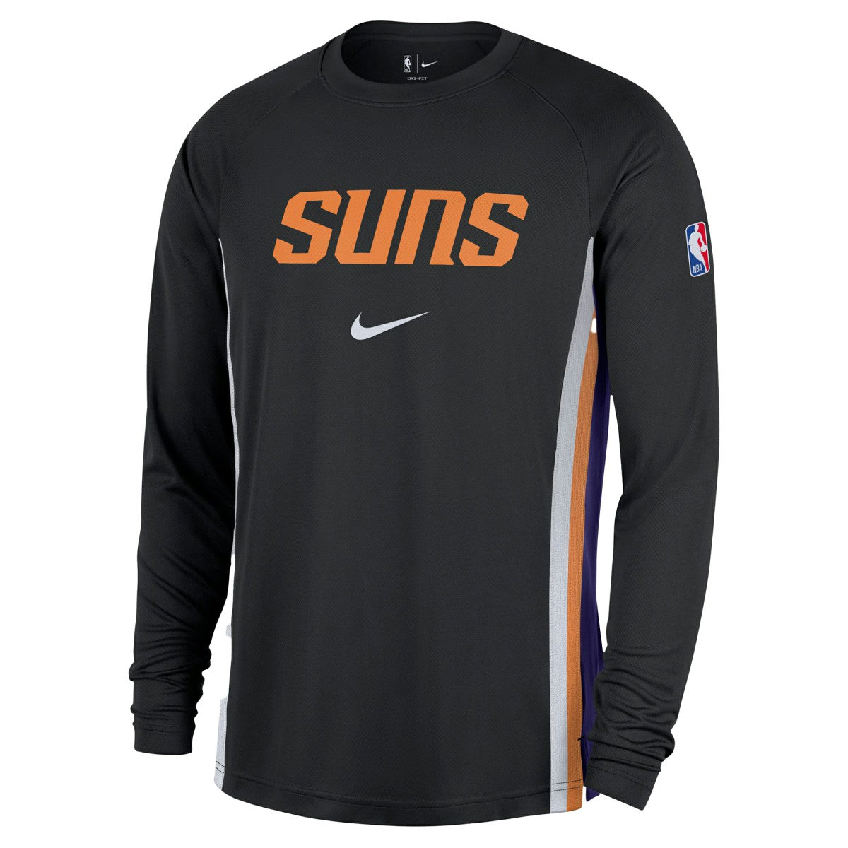 Phoenix Suns 2025/26 Authentic Pre-Game Legend Dri-FIT Long Sleeve Shooting Shirt Black - NBA