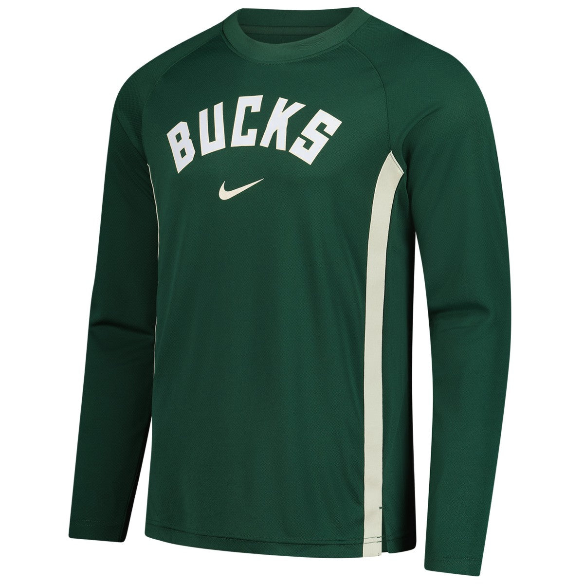 Milwaukee Bucks 2025/26 Authentic Pre-Game Legend Dri-FIT Long Sleeve Shooting Shirt Hunter Green - NBA