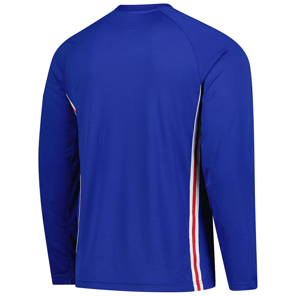Philadelphia 76ers 2025/26 Authentic Pre-Game Legend Dri-FIT Long Sleeve Shooting Shirt Royal - NBA