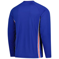 Philadelphia 76ers 2025/26 Authentic Pre-Game Legend Dri-FIT Long Sleeve Shooting Shirt Royal - NBA
