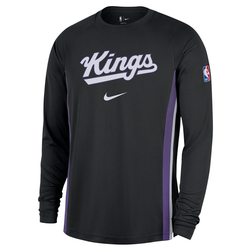 Sacramento Kings 2025/26 Authentic Pre-Game Legend Dri-FIT Long Sleeve Shooting Shirt Black - NBA