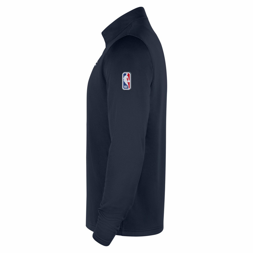 Washington Wizards 2025/26 Authentic Coaches Quarter-Zip Dri-Fit Top Navy - NBA