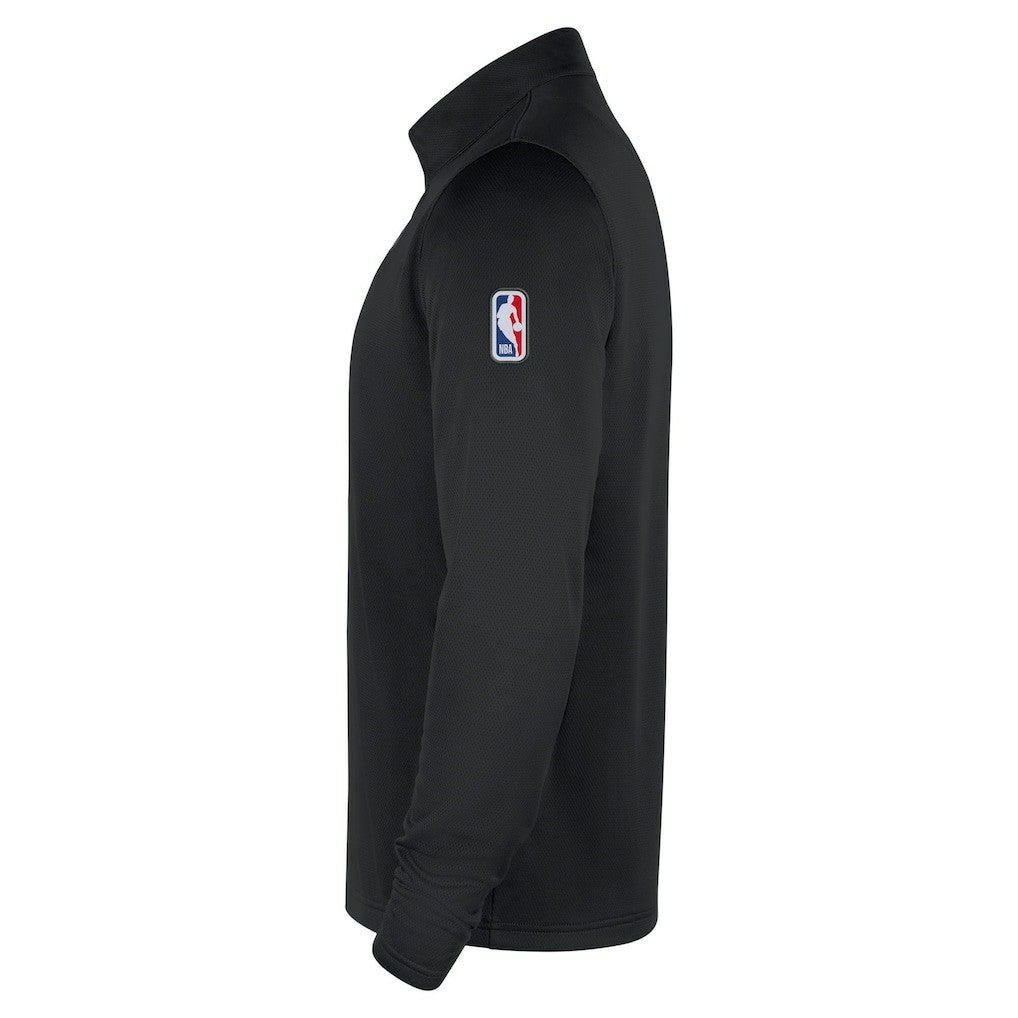 Golden State Warriors 2025/26 Authentic Coaches Quarter-Zip Dri-Fit Top Black - NBA