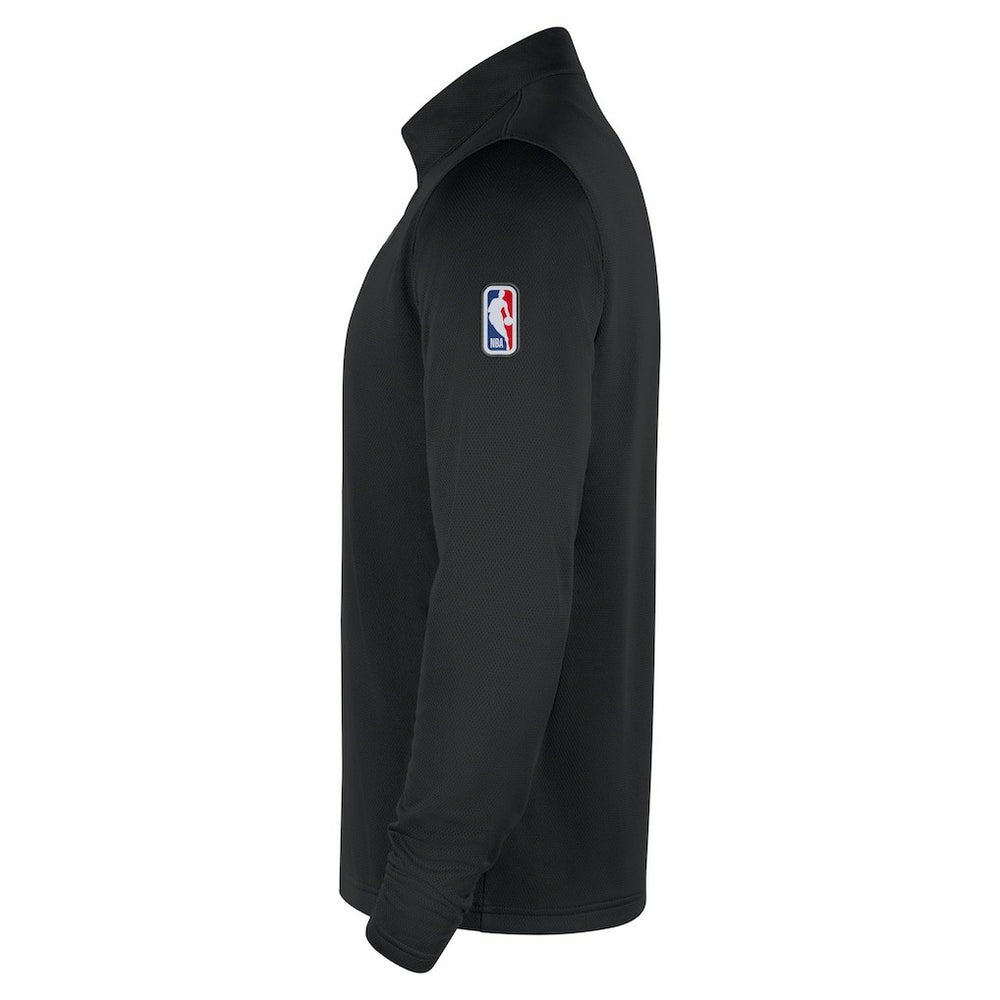 Golden State Warriors 2025/26 Authentic Coaches Quarter-Zip Dri-Fit Top Black - NBA