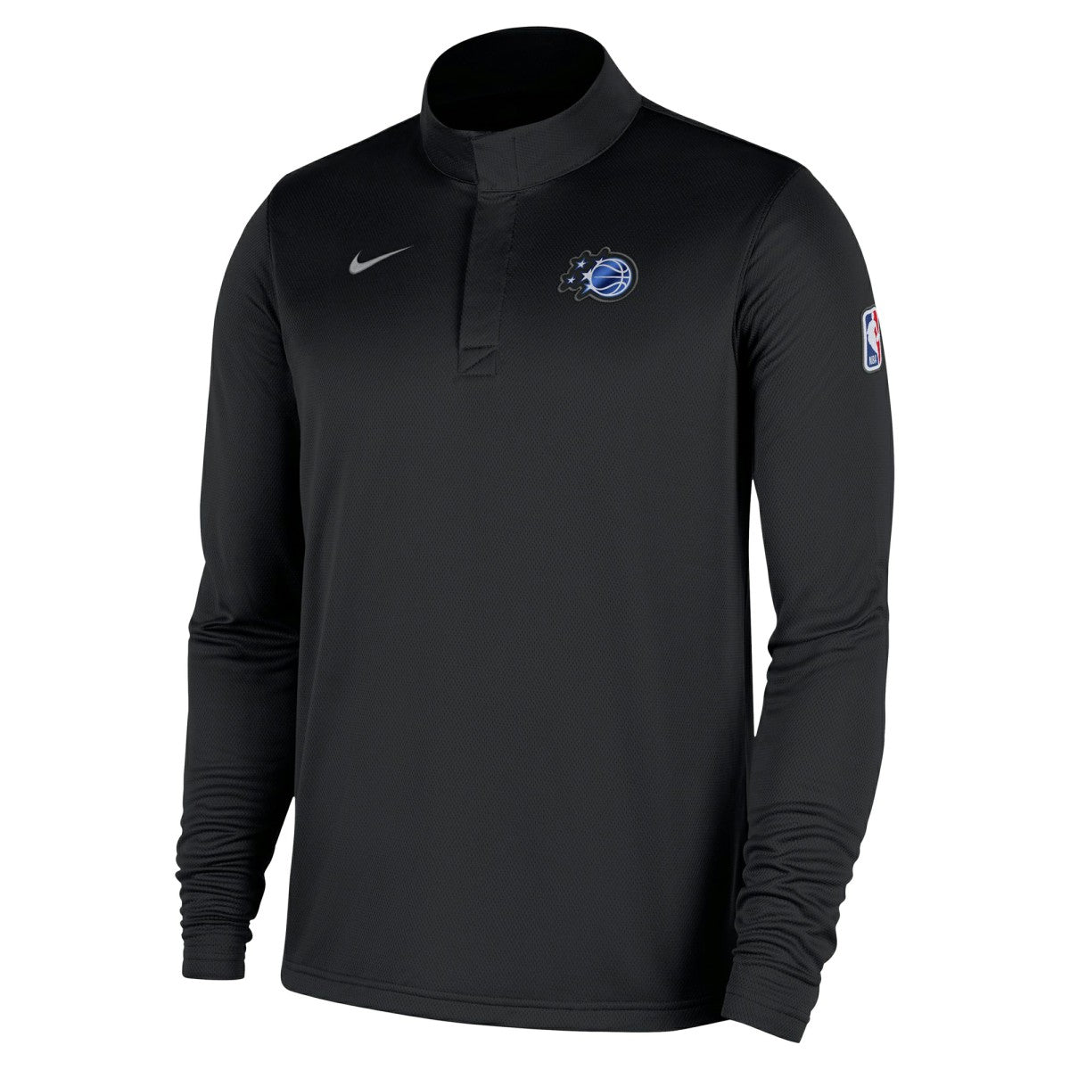 Orlando Magic 2025/26 Authentic Coaches Quarter-Zip Dri-Fit Top Black - NBA