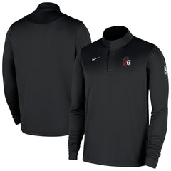Philadelphia 76ers 2025/26 Authentic Coaches Quarter-Zip Dri-Fit Top Black - NBA
