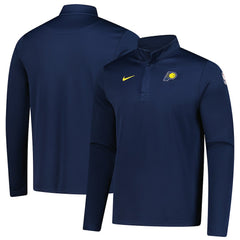 Indiana Pacers 2025/26 Authentic Coaches Quarter-Zip Dri-Fit Top Navy - NBA