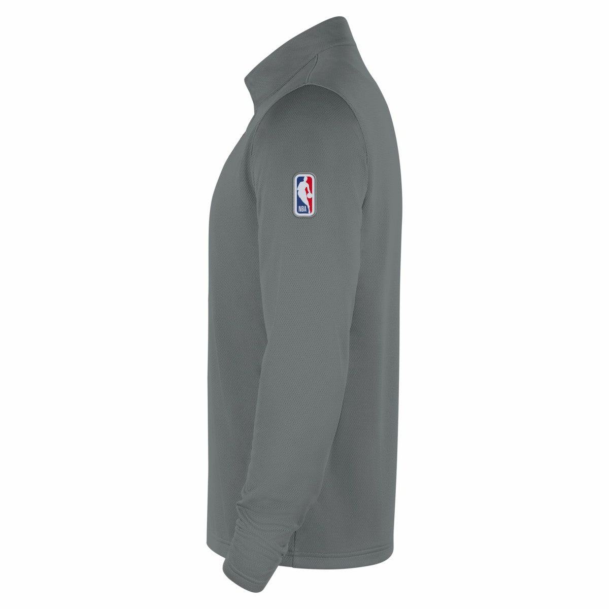 San Antonio Spurs 2025/26 Authentic Coaches Quarter-Zip Dri-Fit Top Silver - NBA