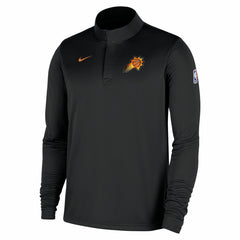 Phoenix Suns 2025/26 Authentic Coaches Quarter-Zip Dri-Fit Top Black - NBA