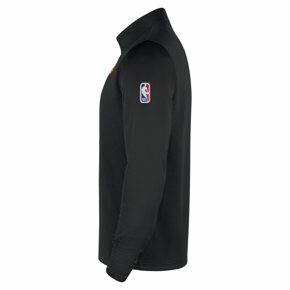 Phoenix Suns 2025/26 Authentic Coaches Quarter-Zip Dri-Fit Top Black - NBA