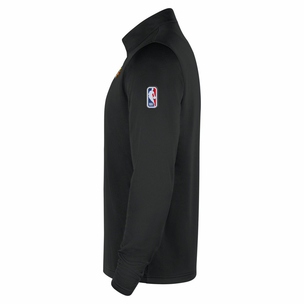 Phoenix Suns 2025/26 Authentic Coaches Quarter-Zip Dri-Fit Top Black - NBA