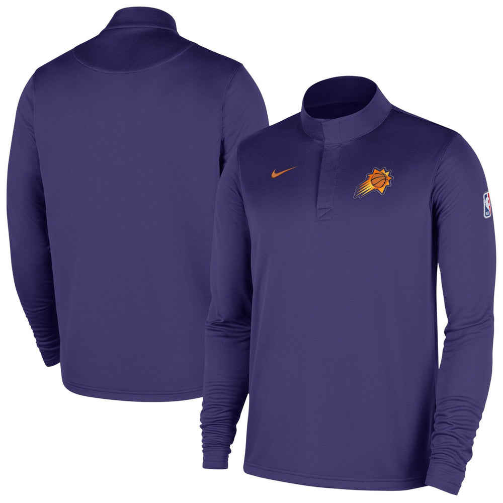 Phoenix Suns 2025/26 Authentic Coaches Quarter-Zip Dri-Fit Top Purple - NBA