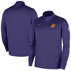 Phoenix Suns 2025/26 Authentic Coaches Quarter-Zip Dri-Fit Top Purple - NBA
