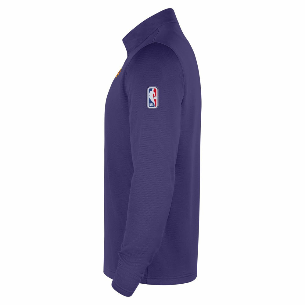Phoenix Suns 2025/26 Authentic Coaches Quarter-Zip Dri-Fit Top Purple - NBA