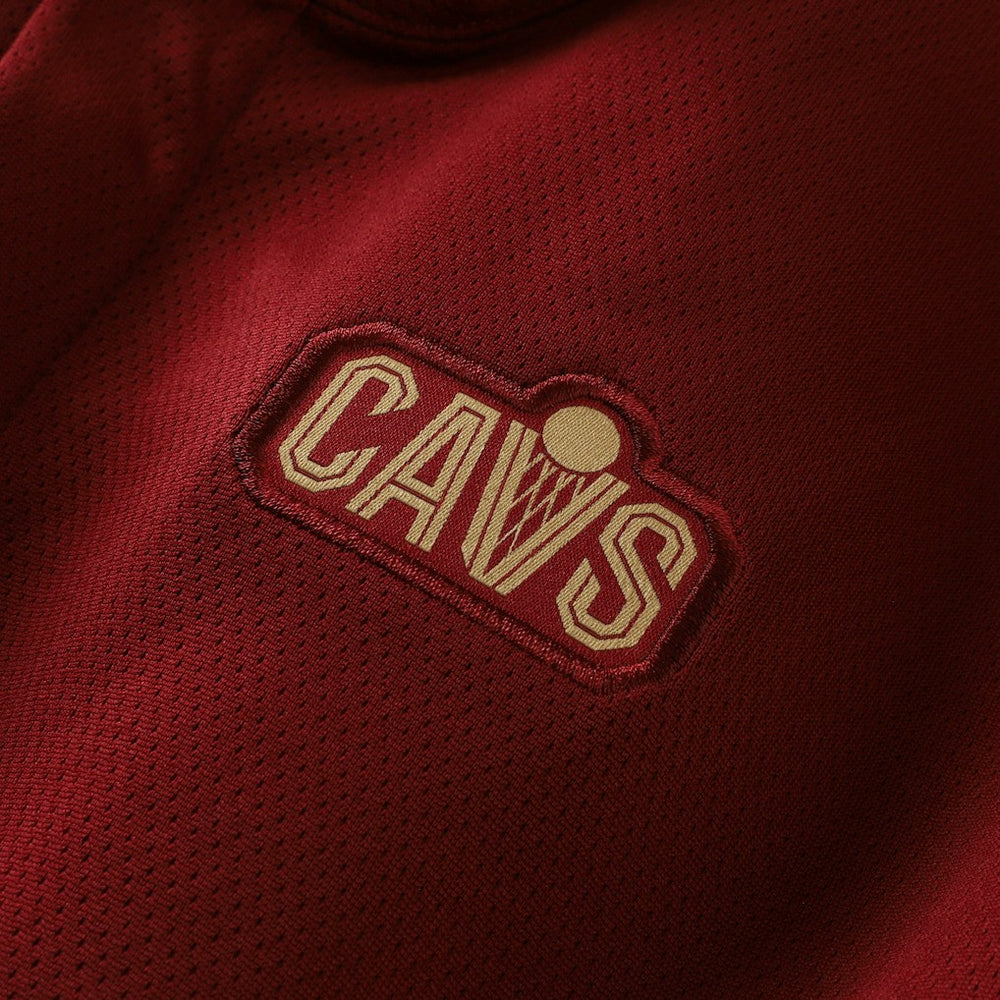 Cleveland Cavaliers 2025/26 Authentic Coaches Quarter-Zip Dri-Fit Top Wine - NBA