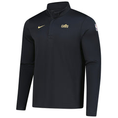 Cleveland Cavaliers 2025/26 Authentic Coaches Quarter-Zip Dri-Fit Top Black - NBA