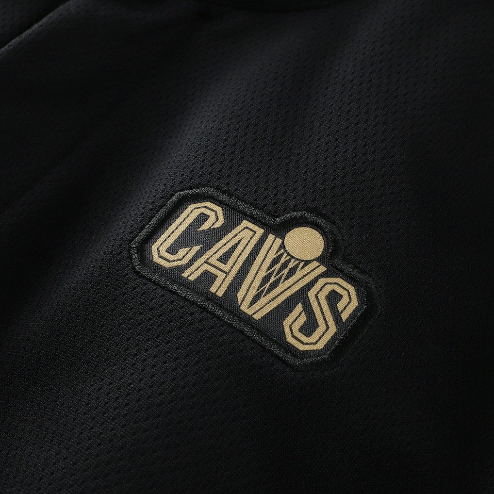 Cleveland Cavaliers 2025/26 Authentic Coaches Quarter-Zip Dri-Fit Top Black - NBA