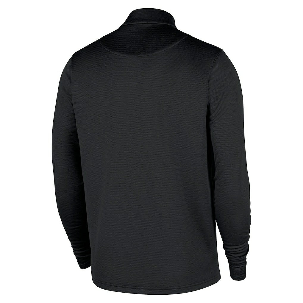 Dallas Mavericks 2025/26 Authentic Coaches Quarter-Zip Dri-Fit Top Black - NBA