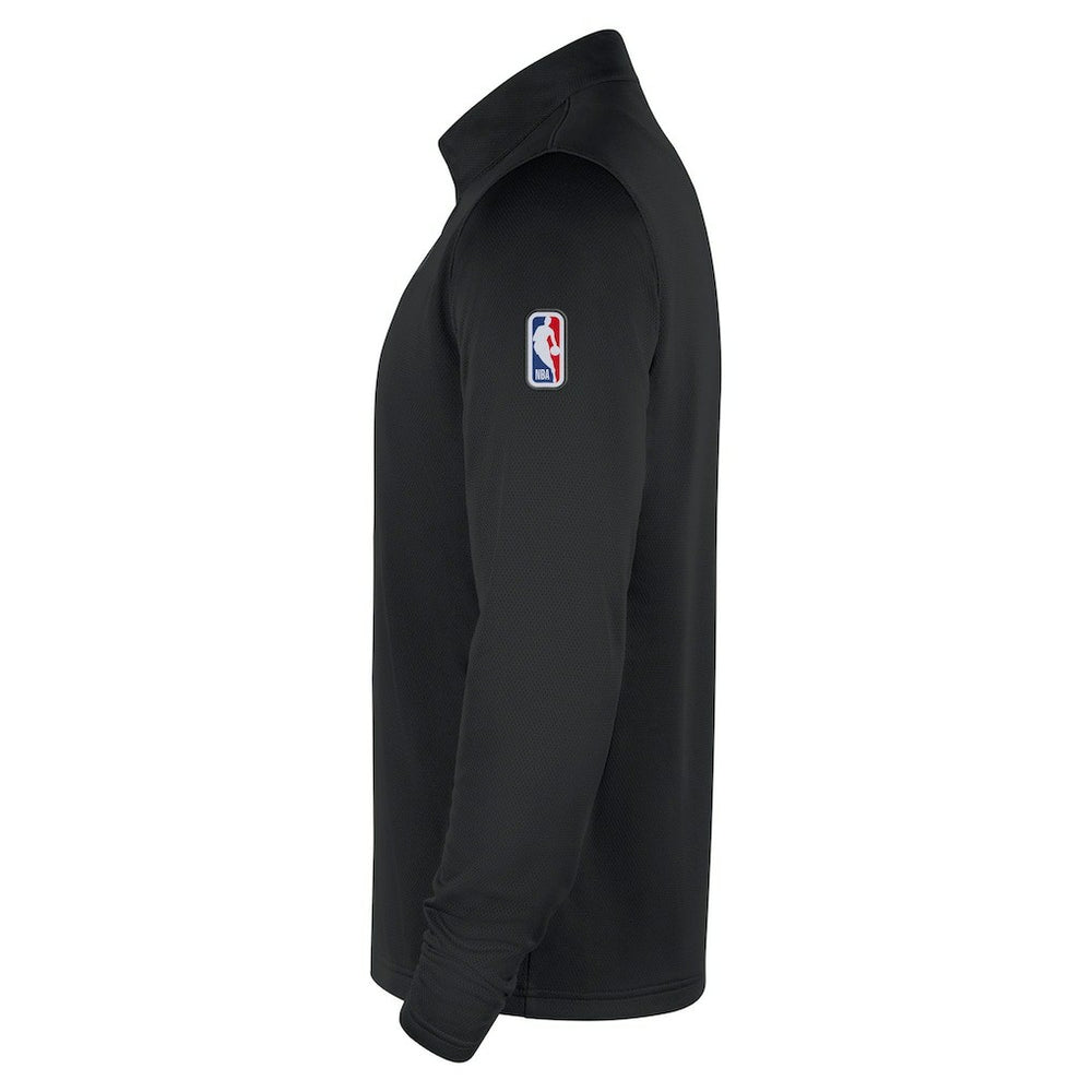 Dallas Mavericks 2025/26 Authentic Coaches Quarter-Zip Dri-Fit Top Black - NBA