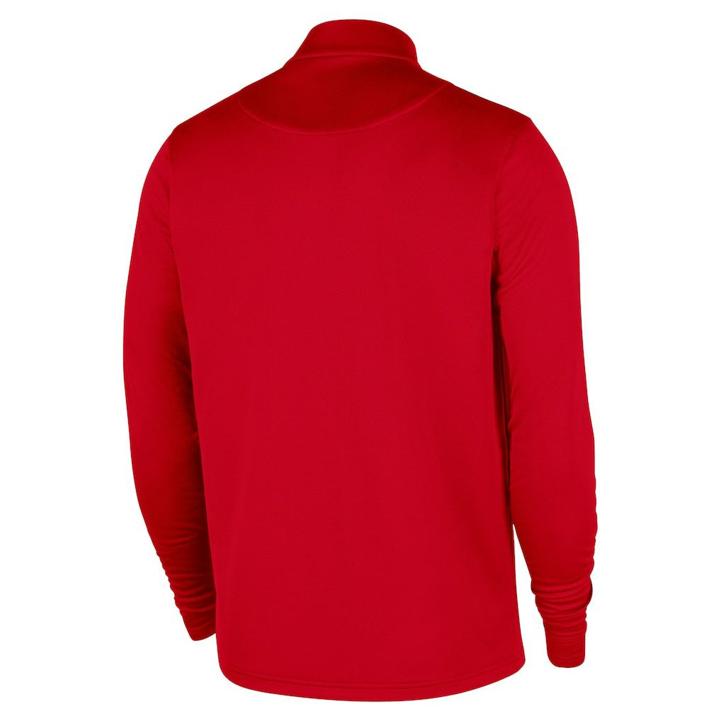 Chicago Bulls 2025/26 Authentic Coaches Quarter-Zip Dri-Fit Top Red - NBA