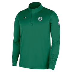 Boston Celtics 2025/26 Authentic Coaches Quarter-Zip Dri-Fit Top Kelly Green - NBA
