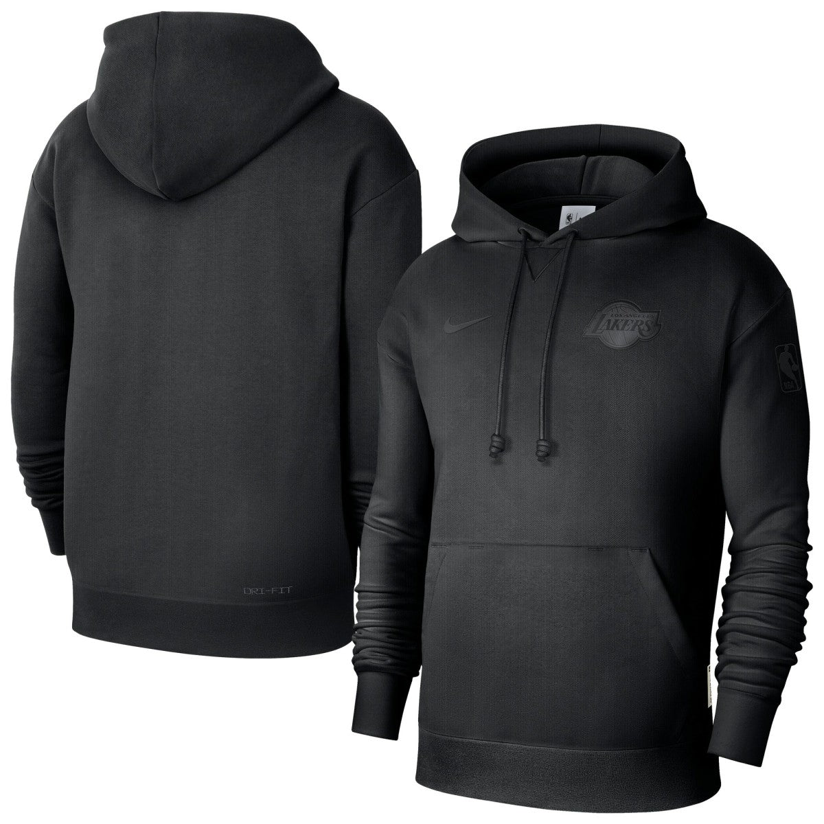 Los Angeles Lakers Men's Authentic Travel Standard Issue Dri-Fit Hoodie Black - NBA