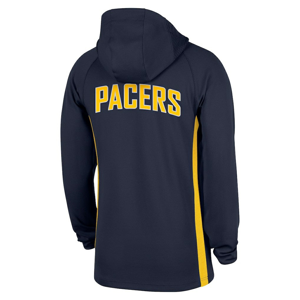 Indiana Pacers Authentic On Court Zone Quarter-Zip Dri-FIT Hoodie Jacket Navy - NBA