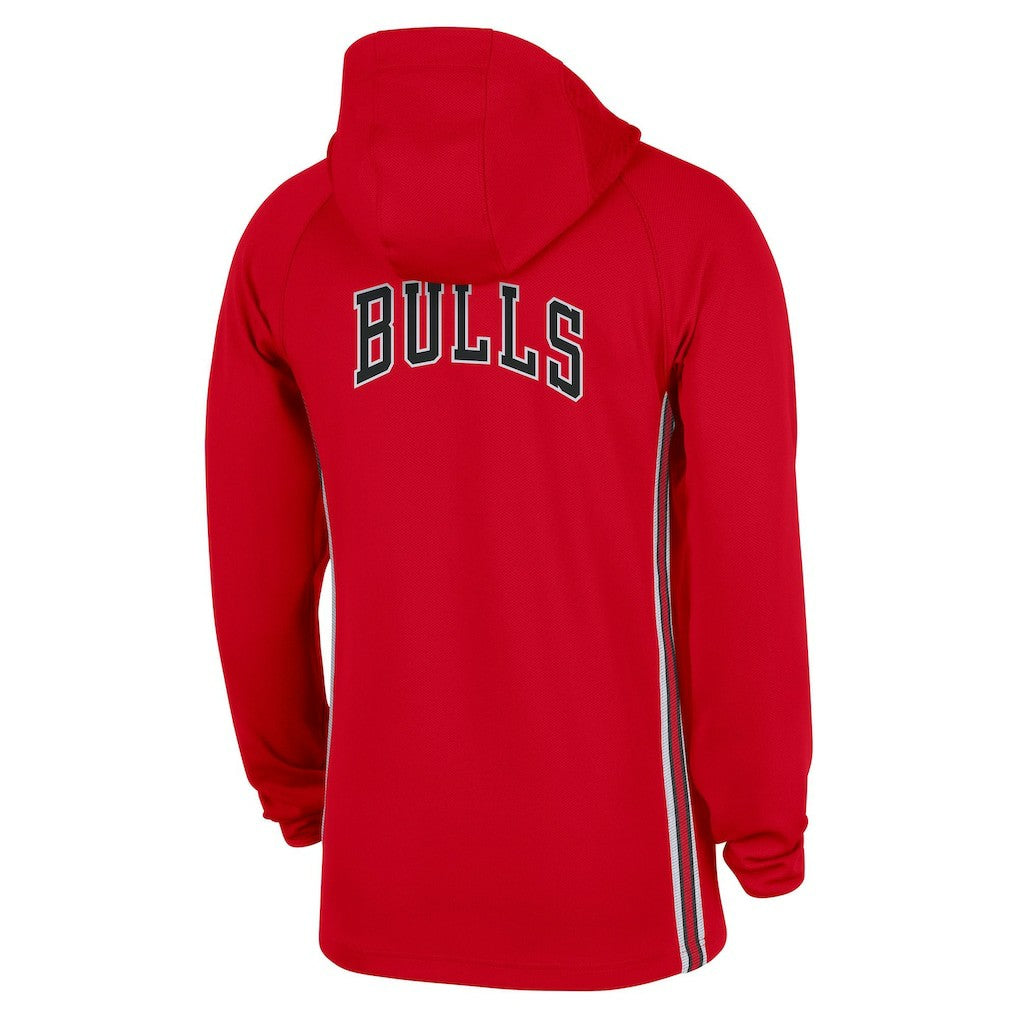 Chicago Bulls Authentic On Court Zone Quarter-Zip Dri-FIT Hoodie Jacket Red - NBA