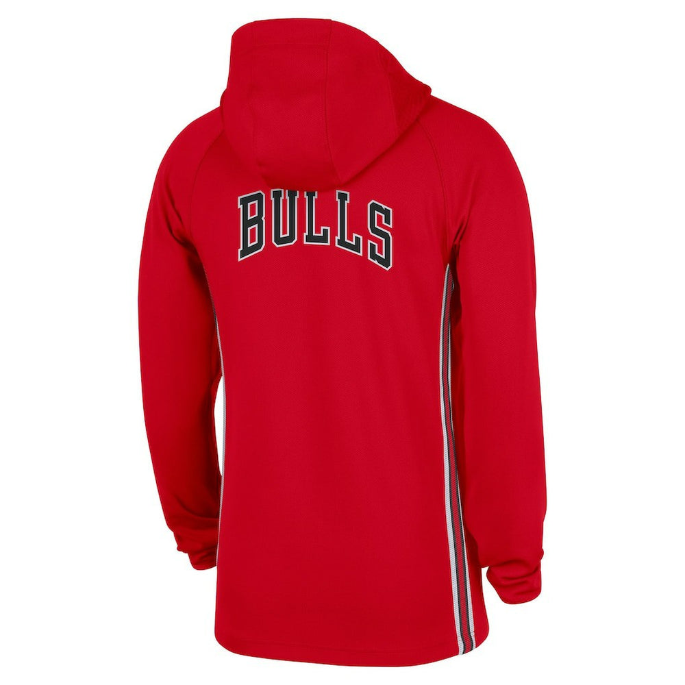 Chicago Bulls Authentic On Court Zone Quarter-Zip Dri-FIT Hoodie Jacket Red - NBA