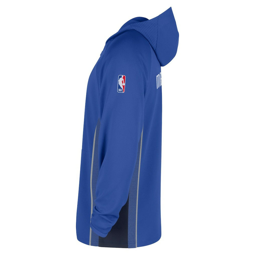 Dallas Mavericks Authentic On Court Zone Quarter-Zip Dri-FIT Hoodie Jacket Royal - NBA