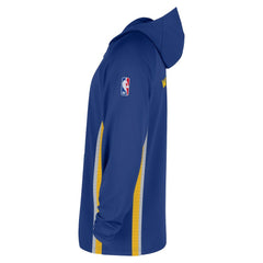 Golden State Warriors Authentic On Court Zone Quarter-Zip Dri-FIT Hoodie Jacket Blue - NBA